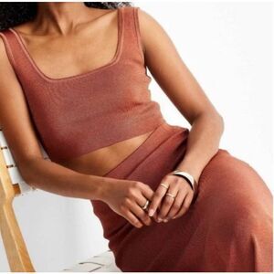 Future Collective Rust Colored Sleeveless Shirt Size 3X